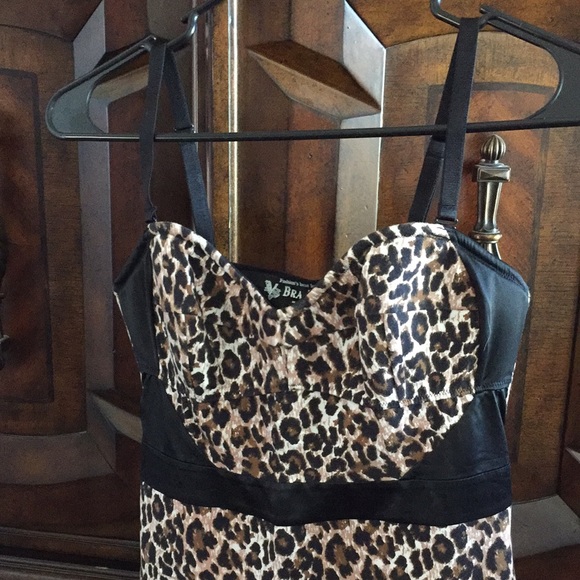 Fashion.best.kept leopard secret bra tops - Picture 2 of 6